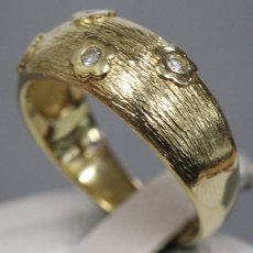 画像3: K18ダイヤモンドリング D0.08 4.2g #11 (3)