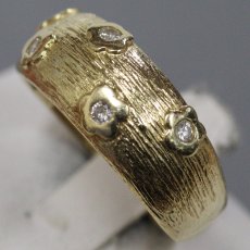 画像4: K18ダイヤモンドリング D0.08 4.2g #11 (4)