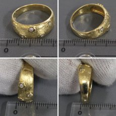 画像8: K18ダイヤモンドリング D0.08 4.2g #11 (8)