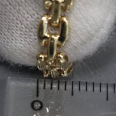 画像7: 750ルビーダイヤモンドブレスレット D0.15 12.7g 18cm (7)