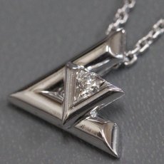 画像3: ルイ・ヴィトン ヴォルト ワン PM ネックレス ホワイトゴールド×ダイヤモンド(Q93806)750WG 6.0g 45cm (3)