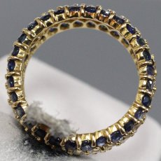 画像5: 18K/750サファイアダイヤモンドリング S3.13 D1.40 5.7g #13 (5)