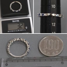 画像8: Pt900サファイアダイヤモンドリング S0.63 D0.50 3.2g #11 (8)