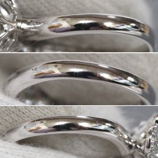 画像6: K18WGダイヤモンドリング フラワーモチーフ D0.76 7.4g #11 (6)