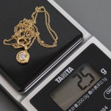 画像10: セイコー/ニナリッチ K18ダイヤモンドネックレス D0.30 2.5g 40cm (10)