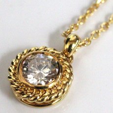 画像4: セイコー/ニナリッチ K18ダイヤモンドネックレス D0.30 2.5g 40cm (4)