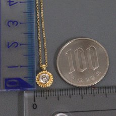 画像9: セイコー/ニナリッチ K18ダイヤモンドネックレス D0.30 2.5g 40cm (9)