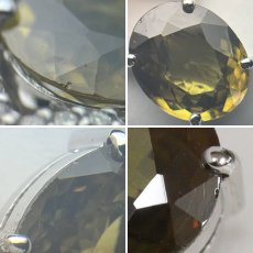 画像4: K18WGスフェーンダイヤモンドペンダント 2.54 D0.18 5.7g AJ付45cm (4)