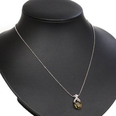 画像6: K18WGスフェーンダイヤモンドペンダント 2.54 D0.18 5.7g AJ付45cm (6)