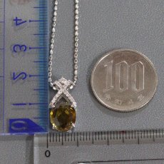 画像9: K18WGスフェーンダイヤモンドペンダント 2.54 D0.18 5.7g AJ付45cm (9)