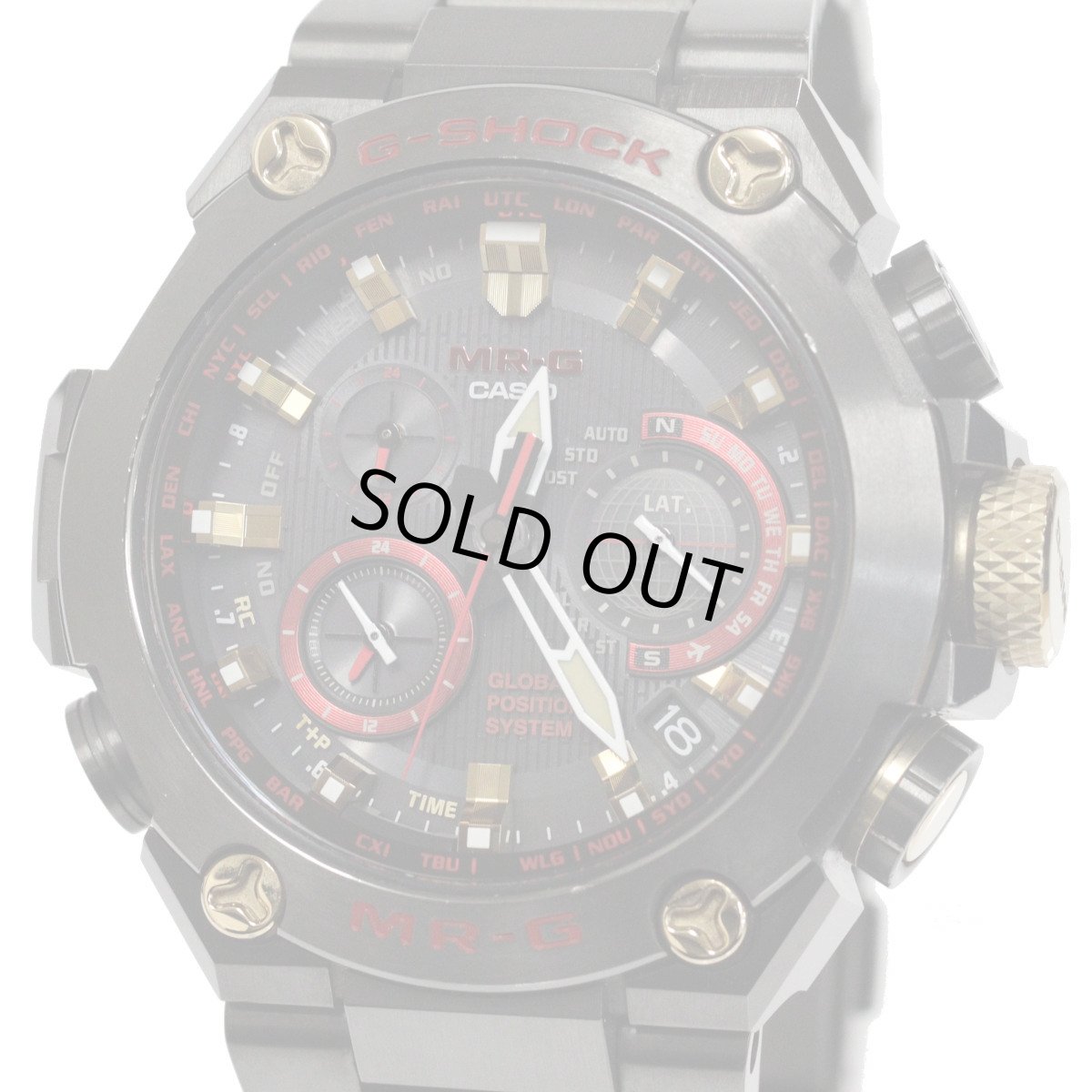 画像1: カシオ G-SHOCK MR-G 赤備え(MRG-G1000B-1A4JR) (1)