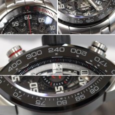 画像4: カレラ キャリバーホイヤー02 クロノグラフ アイルトン・セナ(CBG2013.BA0657) (4)