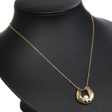 画像6: ミキモト K18パールペンダント 馬蹄モチーフ 7.3g 42cm (6)