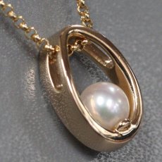 画像2: ミキモト K18パールペンダント 7.1g 42cm (2)
