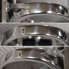 画像5: 田村宗敬/tam K18WGオニキスファイヤーオパールダイヤモンドリング FO1.230 D0.08 10.6g #16 (5)