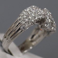 画像2: Pt900ダイヤモンドリング D2.03 11.7g #15 (2)