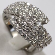 画像4: Pt900ダイヤモンドリング D2.03 11.7g #15 (4)