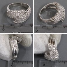 画像9: Pt900ダイヤモンドリング D2.03 11.7g #15 (9)