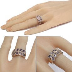 画像10: K18PGサファイアダイヤモンドリング S1.02 D0.40 6.0g #13 (10)