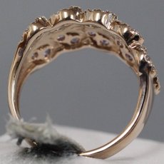 画像5: K18PGサファイアダイヤモンドリング S1.02 D0.40 6.0g #13 (5)