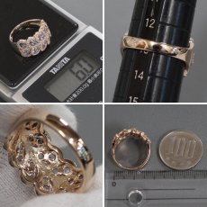 画像8: K18PGサファイアダイヤモンドリング S1.02 D0.40 6.0g #13 (8)