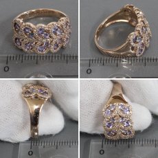 画像9: K18PGサファイアダイヤモンドリング S1.02 D0.40 6.0g #13 (9)