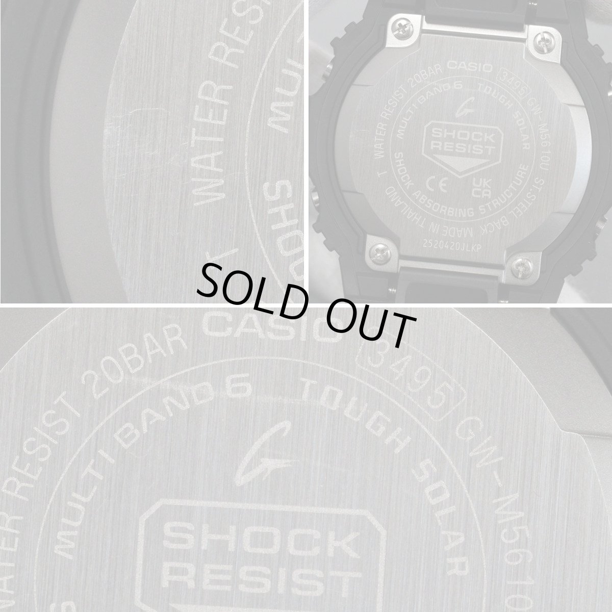 画像6: カシオ G-SHOCK 5600シリーズ(GW-M5610U-1BJF) (6)