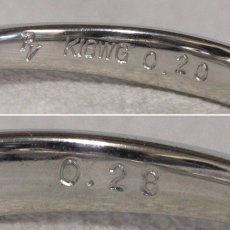 画像7: ポンテヴェキオ K18WG ピンクサファイア ダイヤモンド リング フラワーモチーフ PS0.28 D0.20 2.9g #8 (7)
