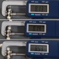 画像7: パールネックレス シルバー金具  8.1-8.5mm 43cm 43.1g (7)