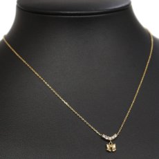 画像5: K18ダイヤモンドネックレス リボンモチーフ D0.15 3.1g 40cm (5)