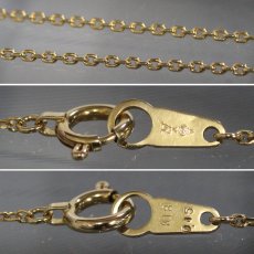 画像7: K18ダイヤモンドネックレス リボンモチーフ D0.15 3.1g 40cm (7)