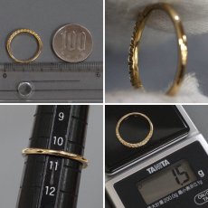 画像7: ヴァンドーム青山 K18 ダイヤモンドリング ハーフエタニティ D0.30 1.5g #10.5 内外箱 (7)