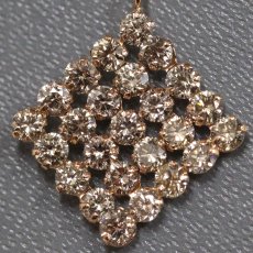 画像4: K18PGダイヤモンドネックレス D0.85 1.2g AJ付45cm (4)