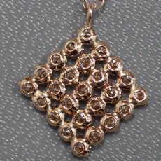 画像5: K18PGダイヤモンドネックレス D0.85 1.2g AJ付45cm (5)