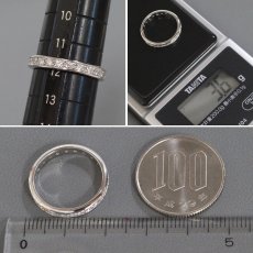 画像7: Pt900 ダイヤモンドリング D0.51 3.6g #11.5 (7)