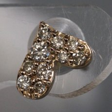 画像4: K18PG/YGダイヤモンドピアス ハート D0.15×2 1.1g (4)