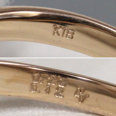 画像7: ポンテヴェキオ K18PGサファイアダイヤモンドリング フラワーモチーフ S0.23 D0.12 5.5g #20 (7)