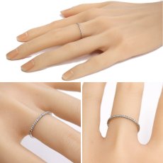 画像10: スタージュエリー Pt950 ダイヤモンドリング D0.15 1.8g #15 (10)
