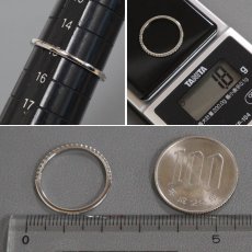 画像8: スタージュエリー Pt950 ダイヤモンドリング D0.15 1.8g #15 (8)
