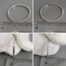 画像9: スタージュエリー Pt950 ダイヤモンドリング D0.15 1.8g #15 (9)