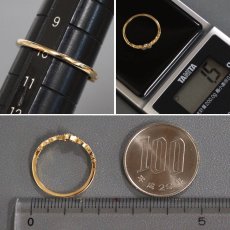 画像8: K18 ダイヤモンドリング 1.5g #10 ハートモチーフ (8)