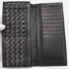 画像7: ボッテガ・ヴェネタ イントレチャート 二つ折り長財布 札入れ (7)