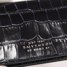 画像2: スマイソン Flat Card Holder in Mara 箱 ネイビー (2)