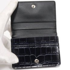 画像7: スマイソン Flat Card Holder in Mara 箱 ネイビー (7)