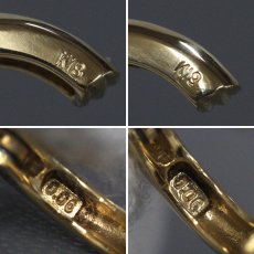 画像5: K18 ダイヤモンド イヤーカフ ピアリング D0.06×2 2.8g (5)