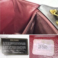 画像10: デカマトラッセ 34 ラムスキン シングルフラップ ダブルチェーン(A01094)保存袋 Gカード付 2番台 ゴールド金具 (10)