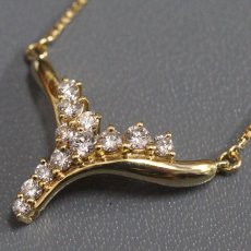 画像1: K18 ダイヤモンド ネックレス D0.52 5.5g 40cm (1)