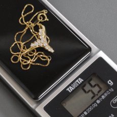 画像10: K18 ダイヤモンド ネックレス D0.52 5.5g 40cm (10)