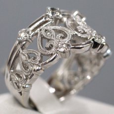 画像3: 750WG ダイヤモンド リング D0.51 7.8g #12 (3)