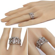 画像9: 750WG ダイヤモンド リング D0.51 7.8g #12 (9)